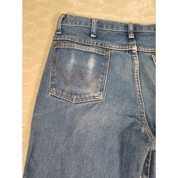 Wrangler Jeans Mens Tag 33x32 Fits 33x31 Cowboy Cut Denim Pants 936PWD - Picture 13 of 16